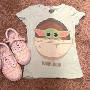 Adorable toddler Mandalorian T-shirt